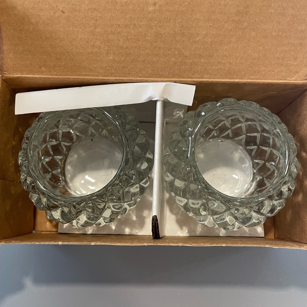 PartyLite Rockport Pair Votive Candle Holders - Picture 2 of 4